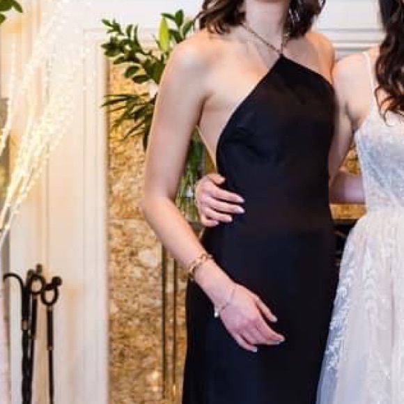 DANNIJO Halter Chain Maxi Dress in Black. Worn twice, excellent condition. Small - Picture 5 of 8